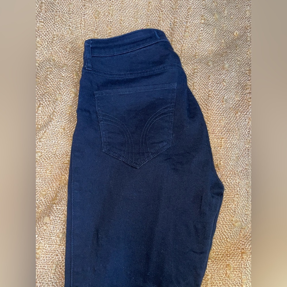 Hollister Black High-Rise Super Skinny Jeans